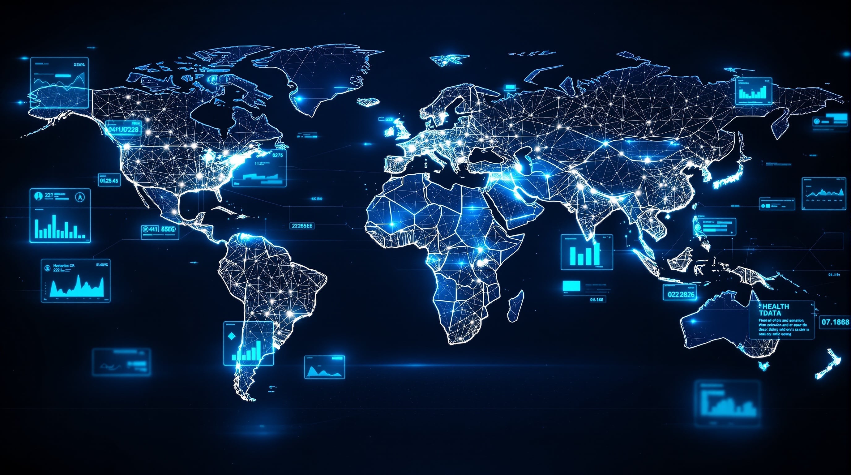 Global NCD surveillance network visualization